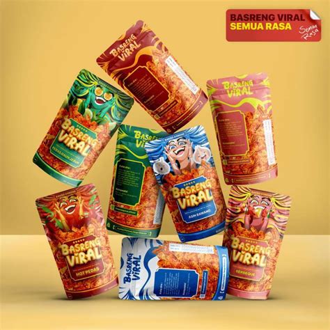 Promo Basreng Viral Snack Cemilan Kekinian Basreng All Varian