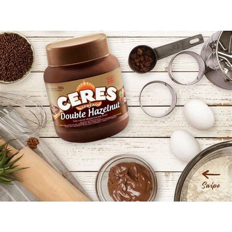 Ceres Spread Chocolate Double Hazelnut 350gr Ceres 350gr Shopee Malaysia