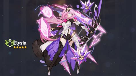 Elysia Genshin Impact X Honkai Impact Characters Summon Animation