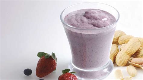 Smoothie De Cacahuate Y Mora Azul El Horno De Lucas