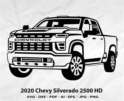 Chevrolet Silverado Svg