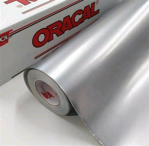 Sticker Skotlet Silver Metalik Oracal Stiker Silver Glossy Lebar Cm