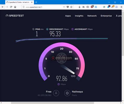 Mesure Des Vitesses De Votre Connexion Internet