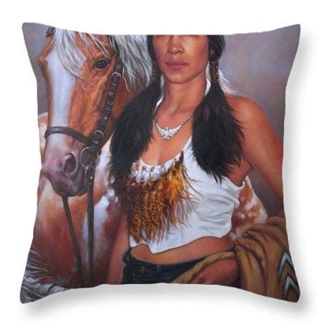 Pony Maiden By Harvie Brown Native American Girls Native American