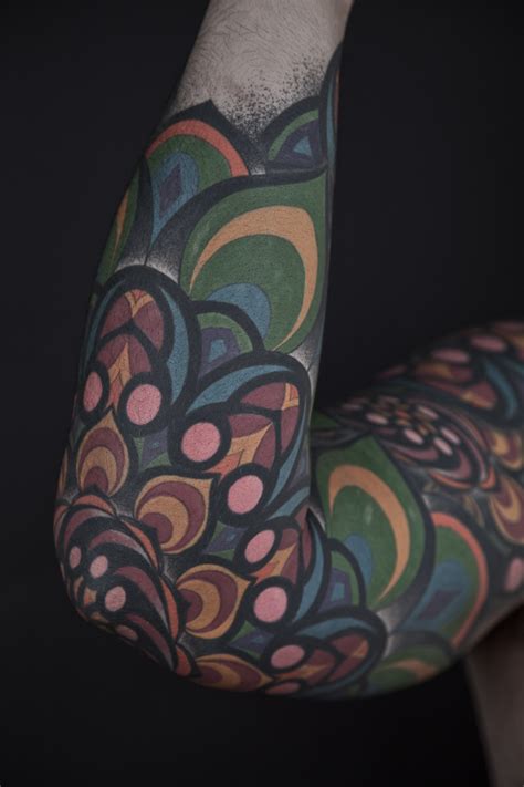 Kaleidoscope Tattoo Sleeve Thomas Hooper July Hoopers