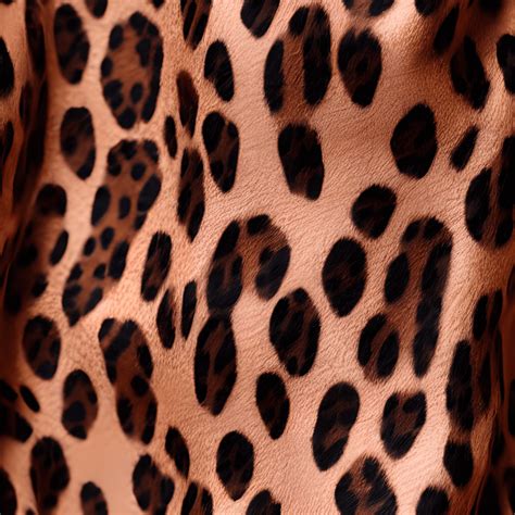 Brown Cowhide Blended With Pink Leopard Print Seamless Creative Fabrica