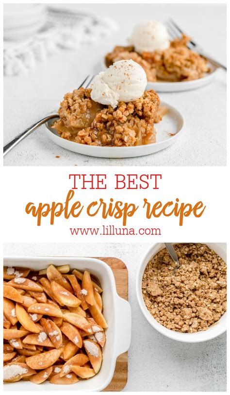 Classic Apple Crisp Recipe { Video} Lil Luna