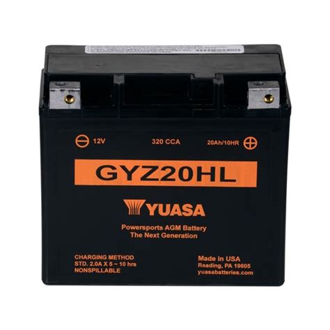 Yuasa Gyz Hl High Performance Agm Royal Battery Sales