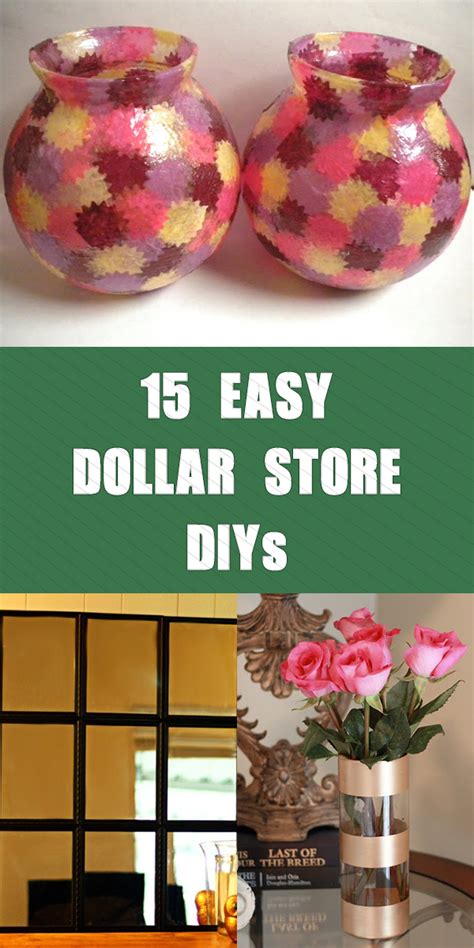 15 Easy Dollar Store DIYs