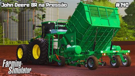 John Deere 8R Metendo Pressão no Plantio Fazenda Chão Batido Farming