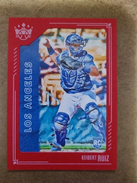 Panini Diamond Kings Baseball Red Frame Parallel Keibert Ruiz Rc