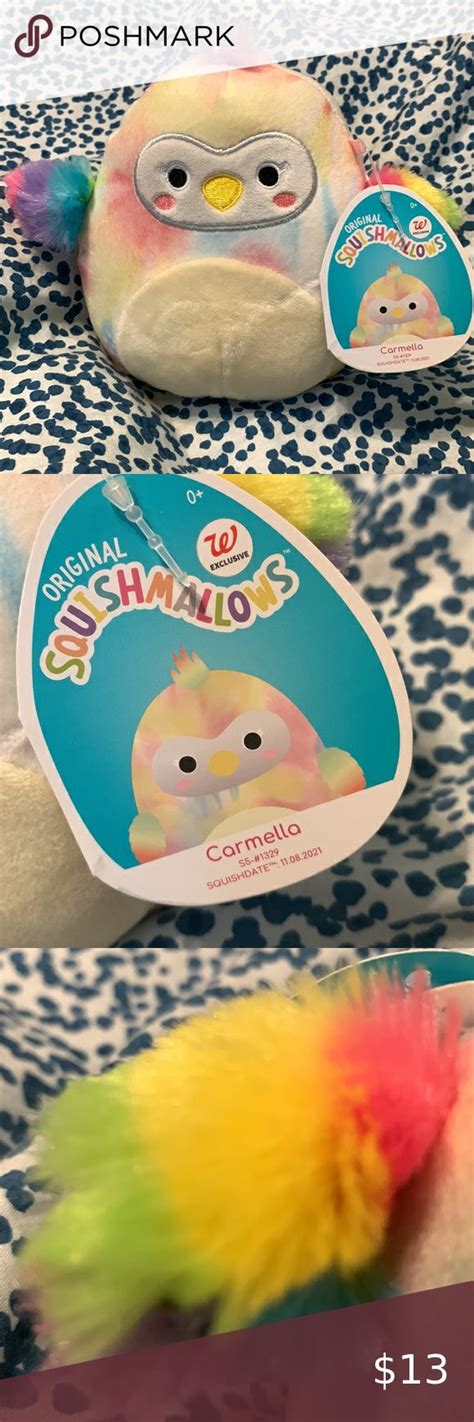 5” Carmella Squishmallow by kellytoy stuffed plush stuffed animal ...