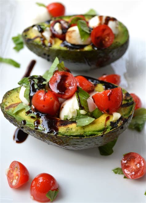 Spoonsfull Of Love Grilled Avocado Caprese Salad