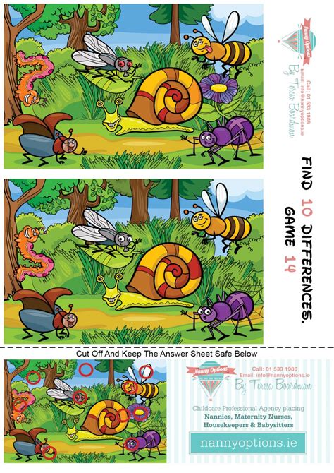 Find Differences Printable