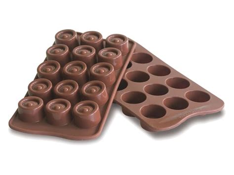 Moule Silicone Pour Chocolat Ronds Easy Choc Silikomart