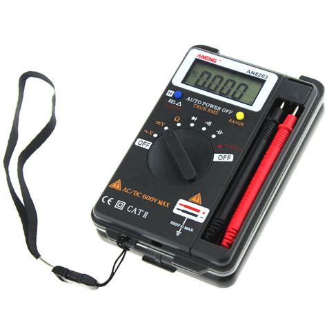 ANENG AN8203 4000 Counts True RMS Mini Digital Multimeter Voltage