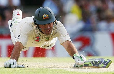 Ricky Ponting Dives To Make His Ground Espncricinfo