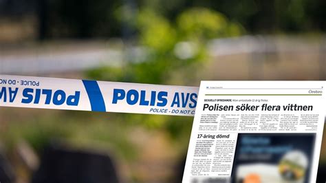 Man åtalas Misstänkt För 14 år Gammal Våldtäkt Mot Barn I Örebro P4