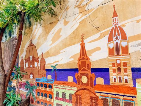 Cartagena Mural In Getsemani Married With Wanderlust