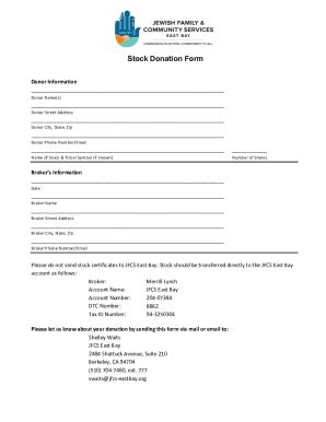 Fillable Online Guidance For Donor And Recipient Information Sharing