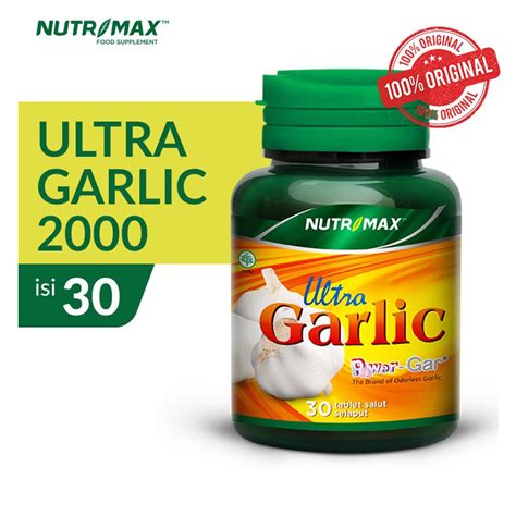 Jual Nutrimax Ultra Garlic 30 Tablet Untuk Darah Tinggi Infeksi