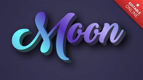 Moon Text Effect Generator