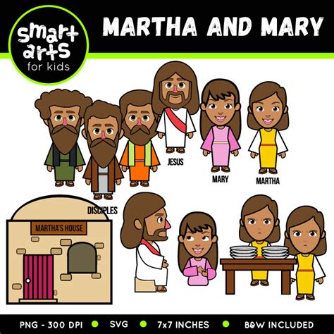 Martha And Mary Clip Art Clip Art Library