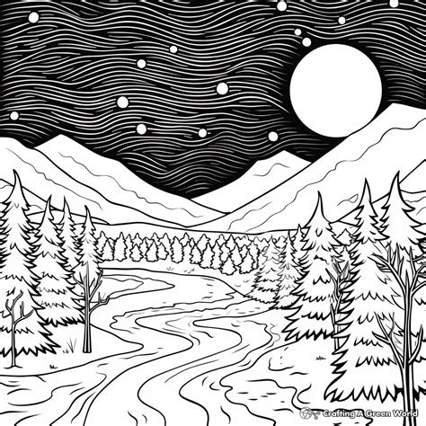 Winter Solstice Coloring Pages Free And Printable