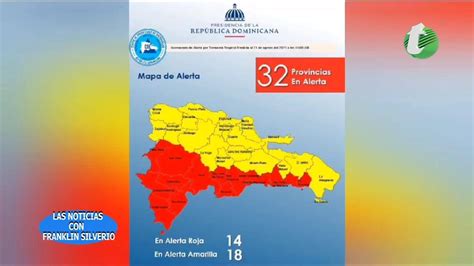 Coe Coloca Provincias En Alerta Roja Y En Alerta Amarilla Por