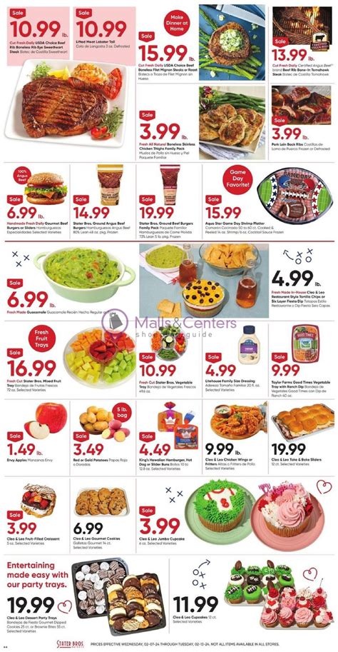 Stater Bros Weekly Ad Valid From To Mallscenters