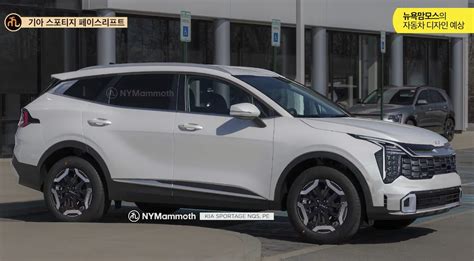 Kia Sportage Facelift Rendering Korean Car Blog