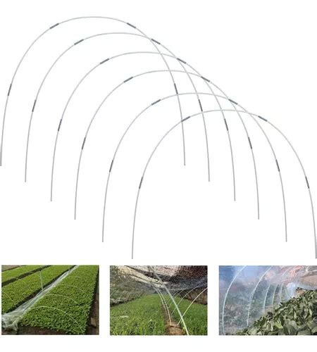 Aros De Invernadero 30 Piezas De Túnel De Cultivo De 16 Pul Meses