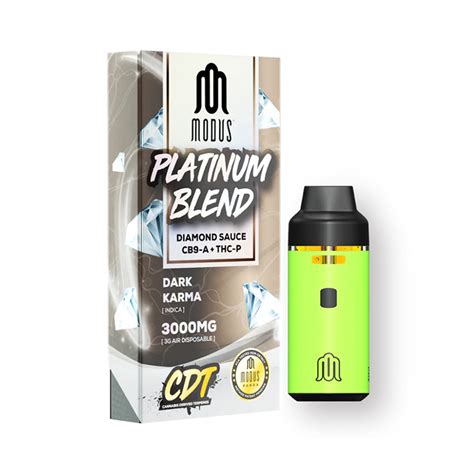 Modus Platinum Disposable Vape 3000mg Dark Karma Indica