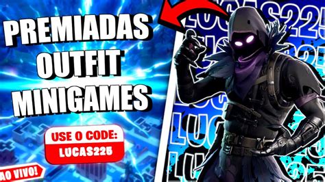 FORTNITE AO VIVOSALA PERSONALIZADAOUTFITESCONDE ESCONDEMINIGAMES