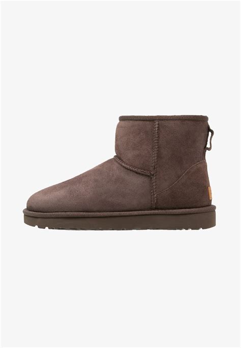 Ugg Classic Mini Ii Ankle Boots Chocolatedark Brown Uk