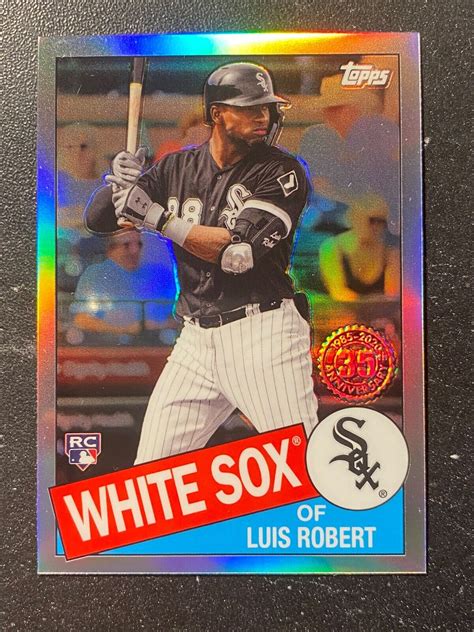 Topps Luis Robert Topps Rookie Rc Tc White Sox Ebay