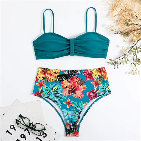 Noarlalf Bikini Sets For Women Two Piece Swimsuit For Women Bathing