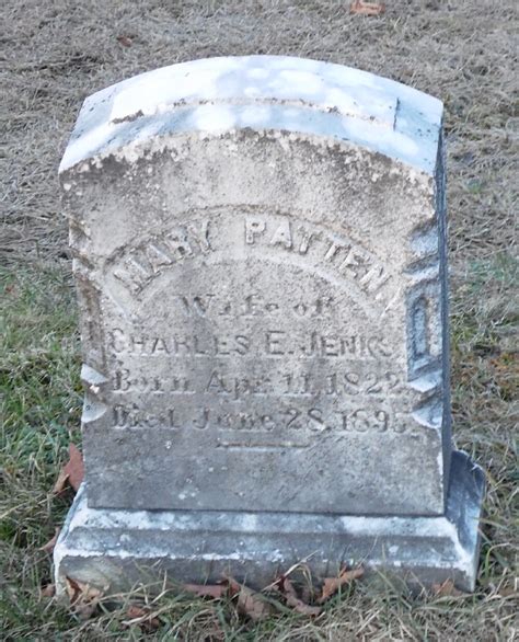 Mary Patten Jenks 1822 1895 Find A Grave Memorial