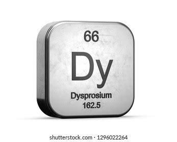 Dysprosium Element Periodic Table Series Metallic Stock Illustration ...