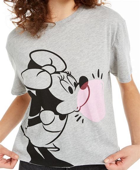 Disney Juniors Minnie Mouse Graphic T Shirt Macys