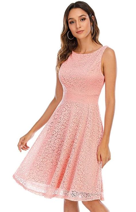 Elegant Pink Wedding Guest Dresses For Weddings In