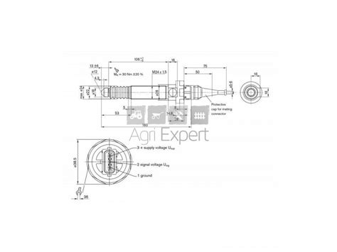 R917001942 0538009141 Capteur De Position Pour Relevage Bosch Tracteur