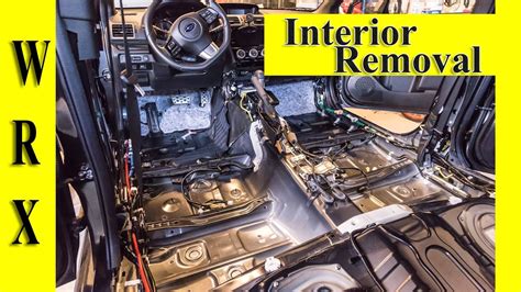 How To Remove 2015 WRX Interior Trim Seats Carpet And Center Console