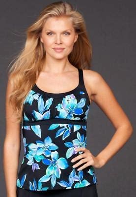 Nwt Swim Solutions Martinique Floral Tankini Board Shorts Swimsuit Set