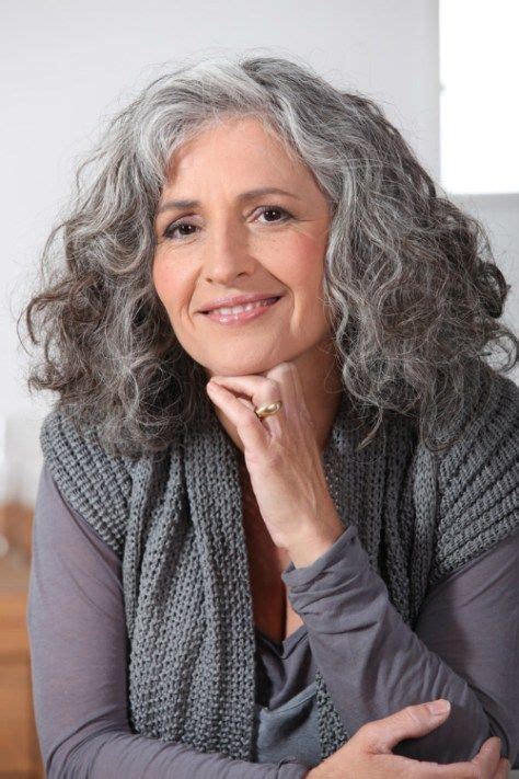 Curly Hairstyles For Grey Hair Over 60 65 Gorgeous Gray Hair Styles In 2020 Grey Curly Hair