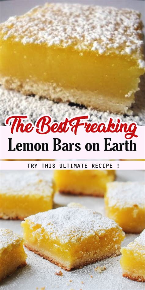 The Best Freaking Lemon Bars On Earth Baste Steff