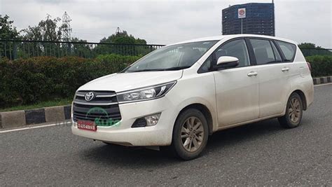 Spy Pics Toyota Innova Crysta Cng Production Ready Model Spotted