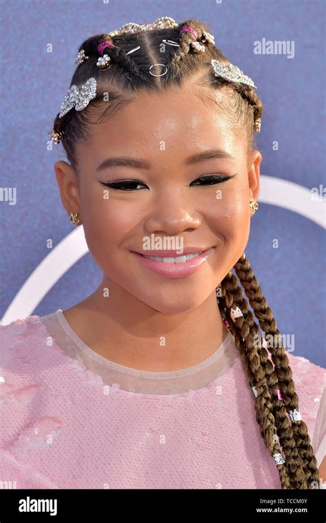 Storm Reid Attending The Hbo Tv Series Euphoria At Cinerama Dome On