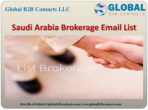 Globalb2bcontacts Llc Saudi Arabia Brokerage Email List Page 1