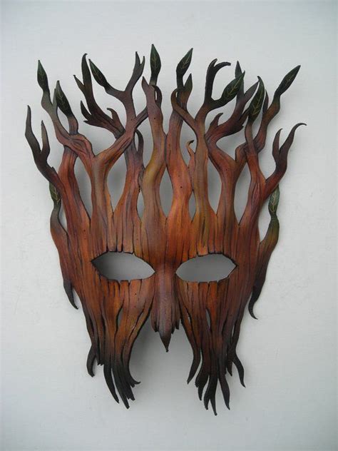 Woodland Entity Maskleather Maskoriginalhandcraftedhalloweenmardi